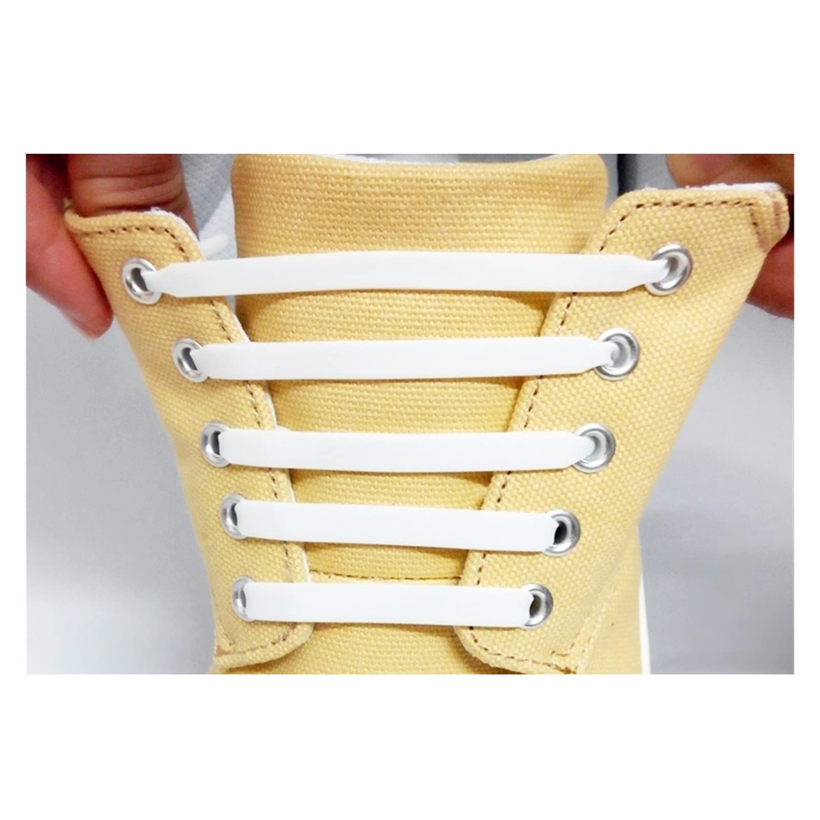 Cordones de Silicona sin Cordones elásticos for Zapatos, 12 Unidades, for Zapatillas Deporte for niños y Adultos