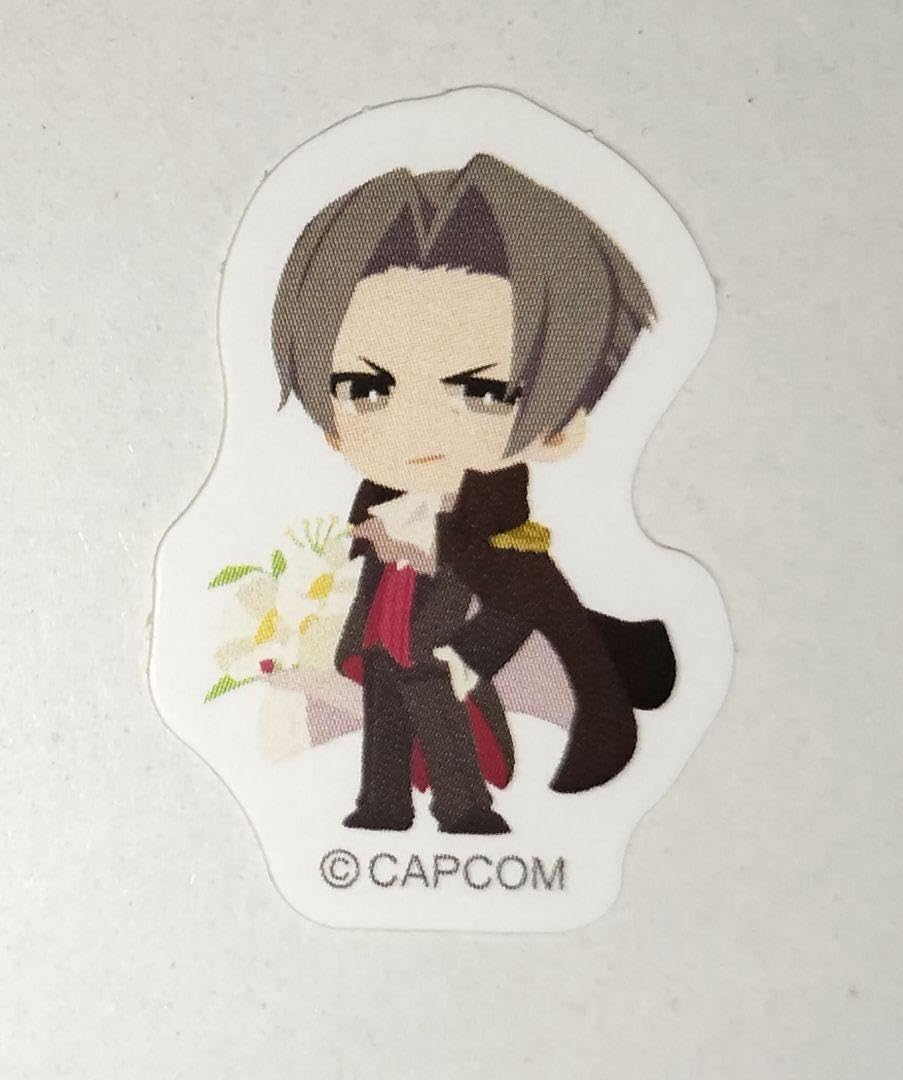 Amazon.co.jp: 逆転裁判 20th 御剣怜侍 フレークシール カプコンカフェ