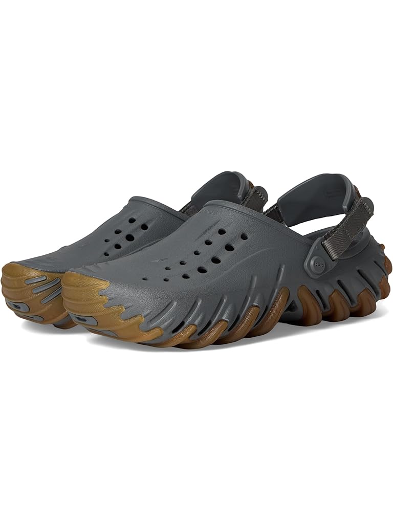 Gray Crocs Echo Gum Ro Clogs