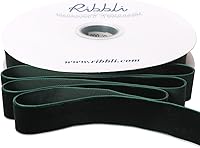 Vista 20 de Ribbli - Cinta de terciopelo marrón de 1 pulgada, carrete continuo de 25 yardas - Cinta navideña marrón para envoltorios de regalo, manualidades