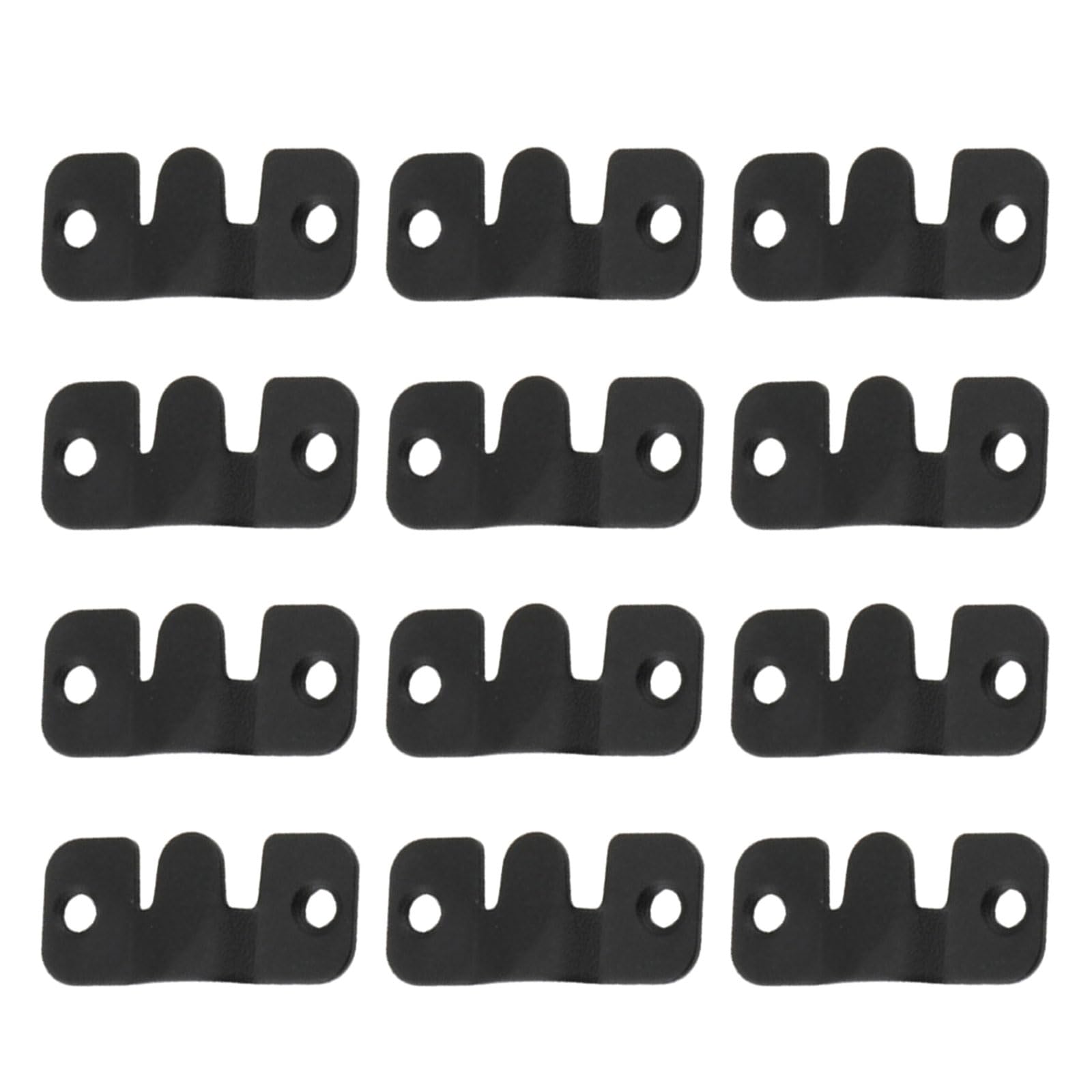 12pcs Easy Installation Flush Concealed Mount Bracket Headboard Wall Fixings Large Flush Mount Brackets Concealed Bracket