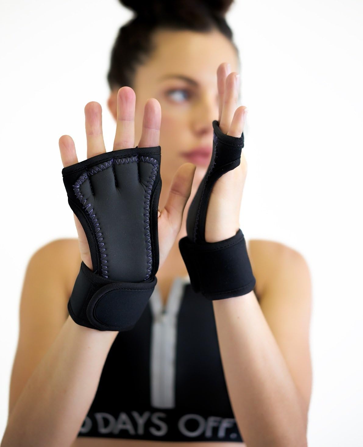 Padded Grip Gloves Wrist Wrap Brace Support Workout Gloves Yoga Pilates Gym Fitness Weight Lift Training Men Women Youth