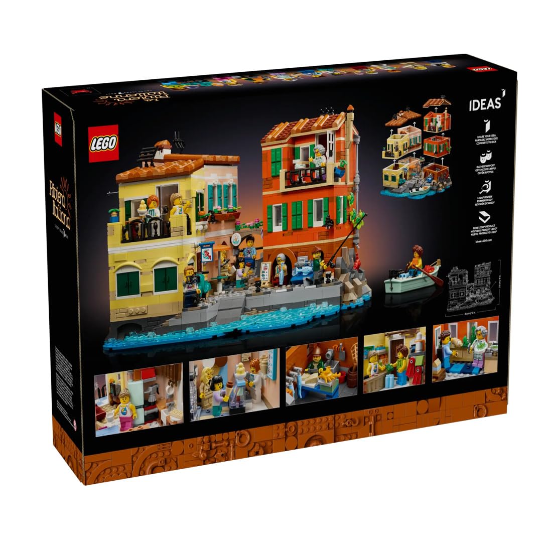 agent① 6セット LEGO 21359 İtalyan Rivierası : Amazon.com.tr: Oyuncak