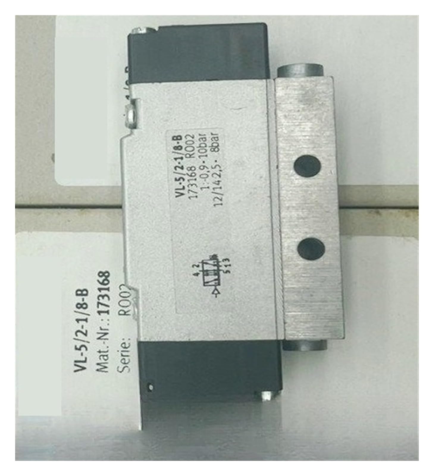 Vanne de contrôle de stomate VL5/21/8B 173168 demi-tube pour régulation de débit
