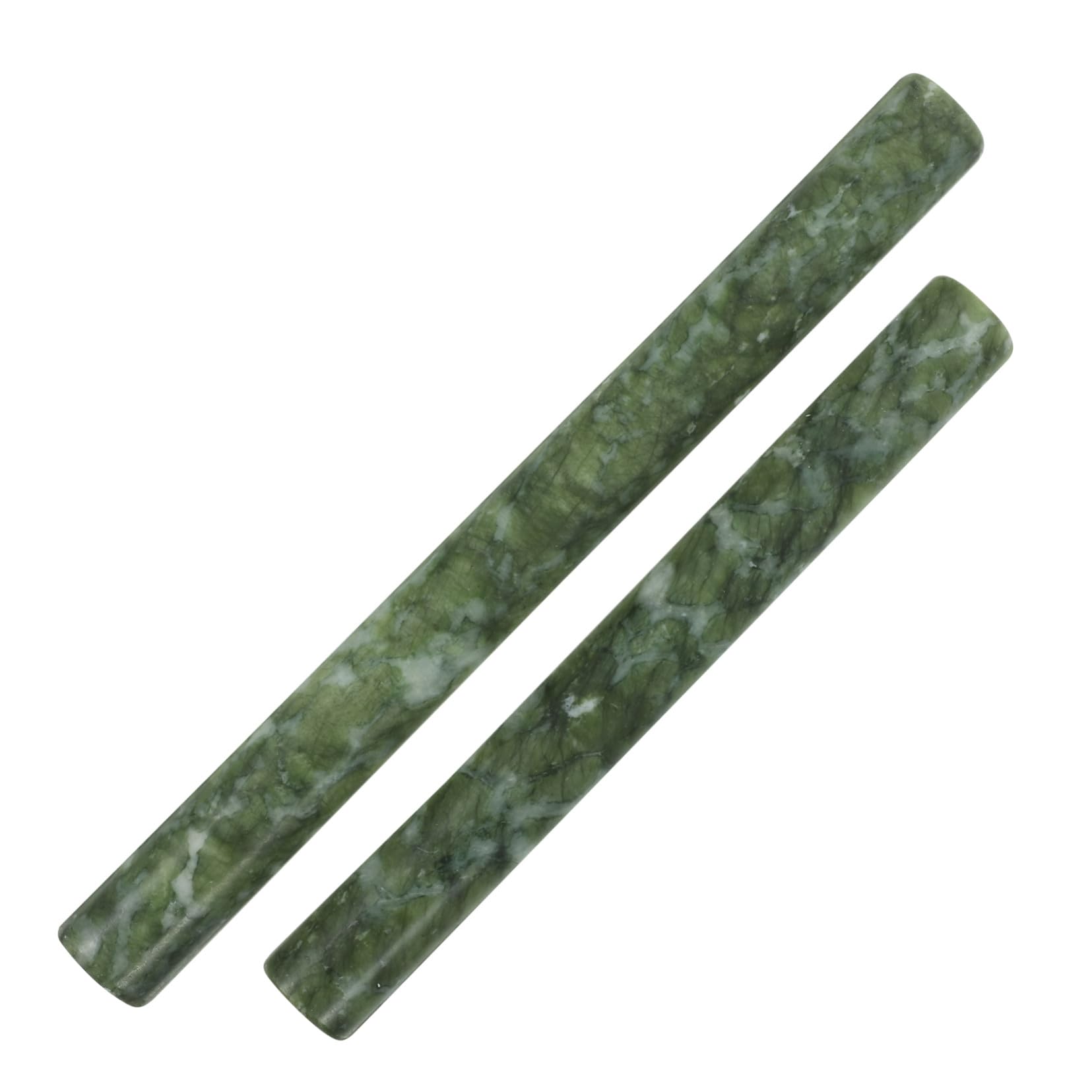 2 piezas Rodillo de Jade para Amasar Diseño Antideslizante Superficie Lisa y Práctica Rodillos de Masa Duraderos para Pasteles y Pizzas y Uso Doméstico Seguro y Confiable