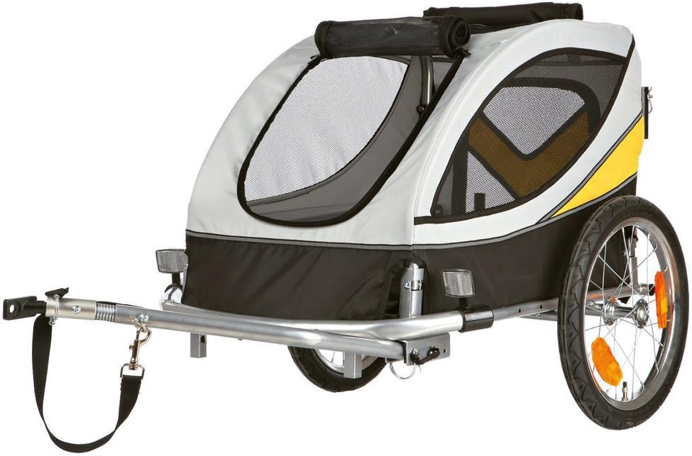 Trixie Dog Bicycle Trailer, Medium, Grey