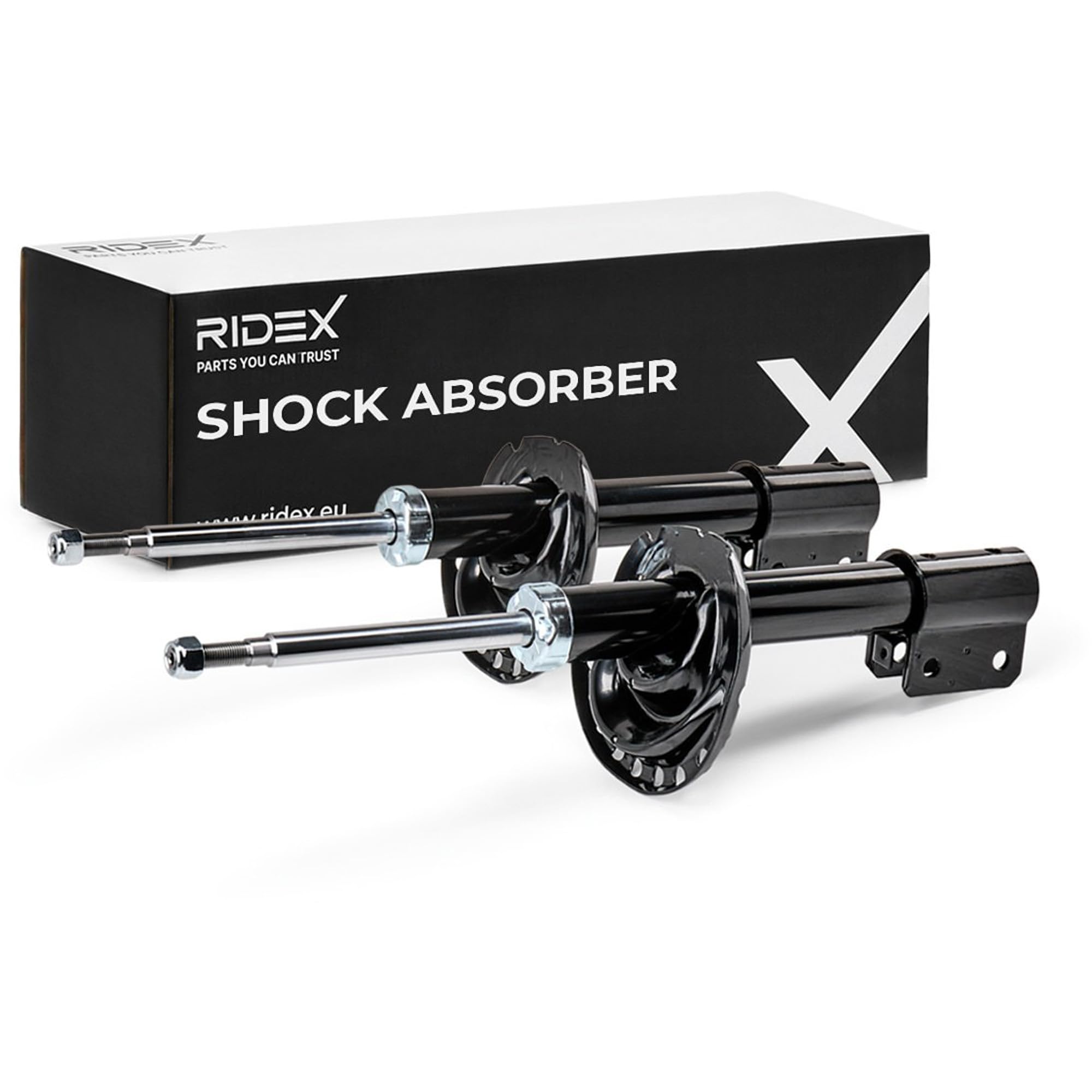 RIDEX 854S18786 2x Amortiguador Delantero Compatible con DACIA LOGAN MCV II