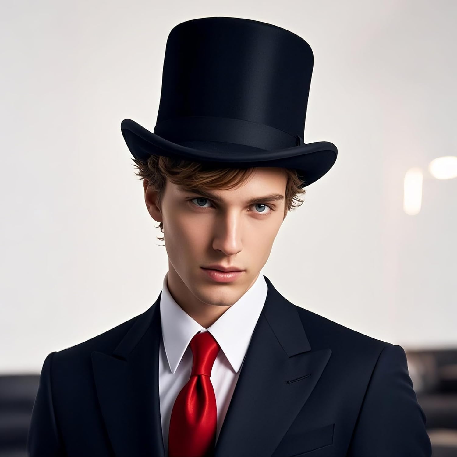 Barelove Black Top Hats Magician Victorian Dress Up Crazy Top Dance Sequence Top Hat Christmas Costume for Men Women Unisex - Image 6