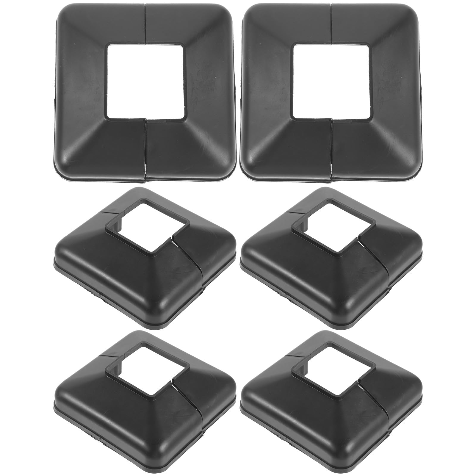 Capuchons de poteaux noirs pour harmoniser le garde-corps de votre balcon