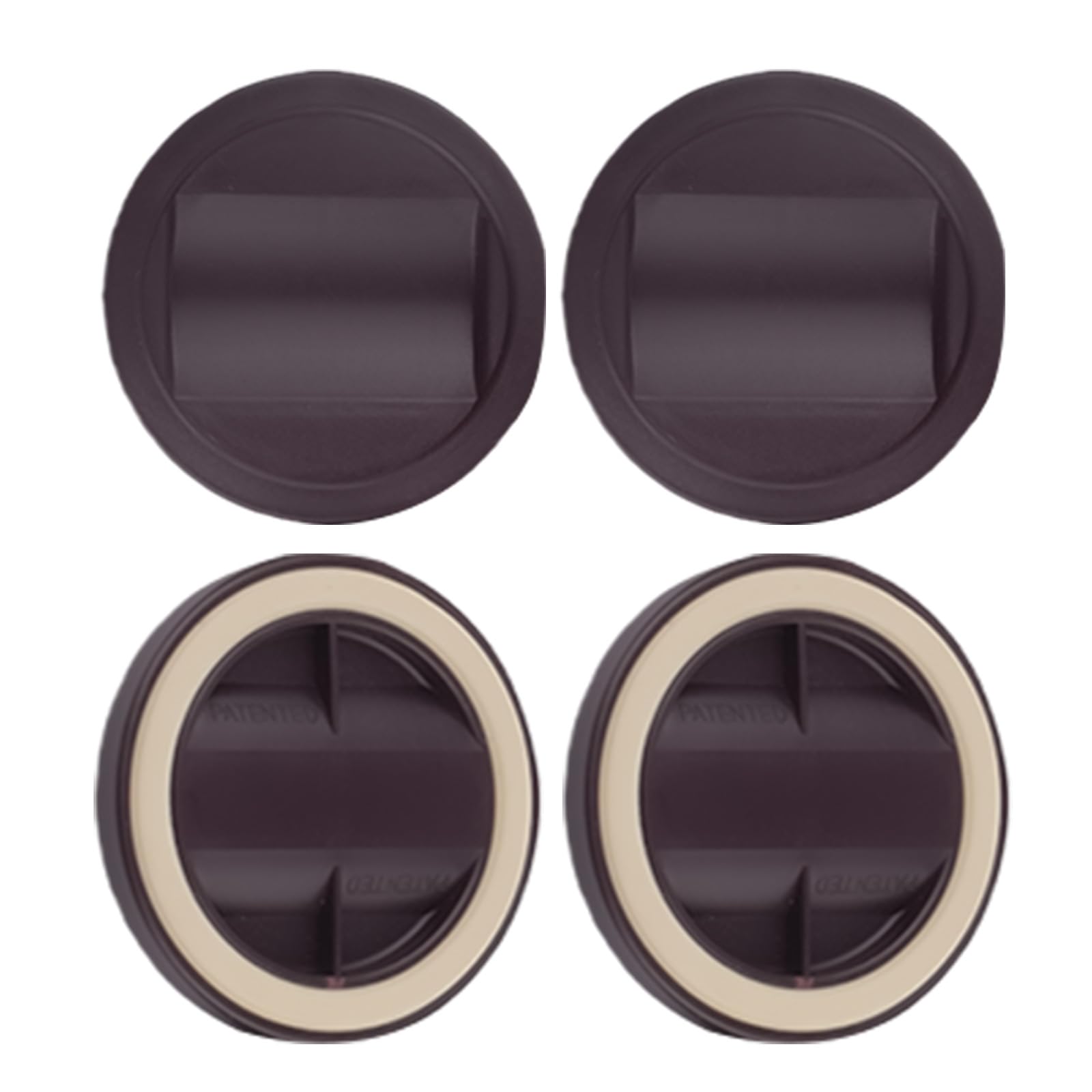 Fentency Coffee 4Pcs Nonslip Furniture Chair Wheel Stoppers Rubber Bed Frame Stopper Caster Cups For Furniture, Sofa, Bed, Chairs Rubber Frame Stopper Caster Cups