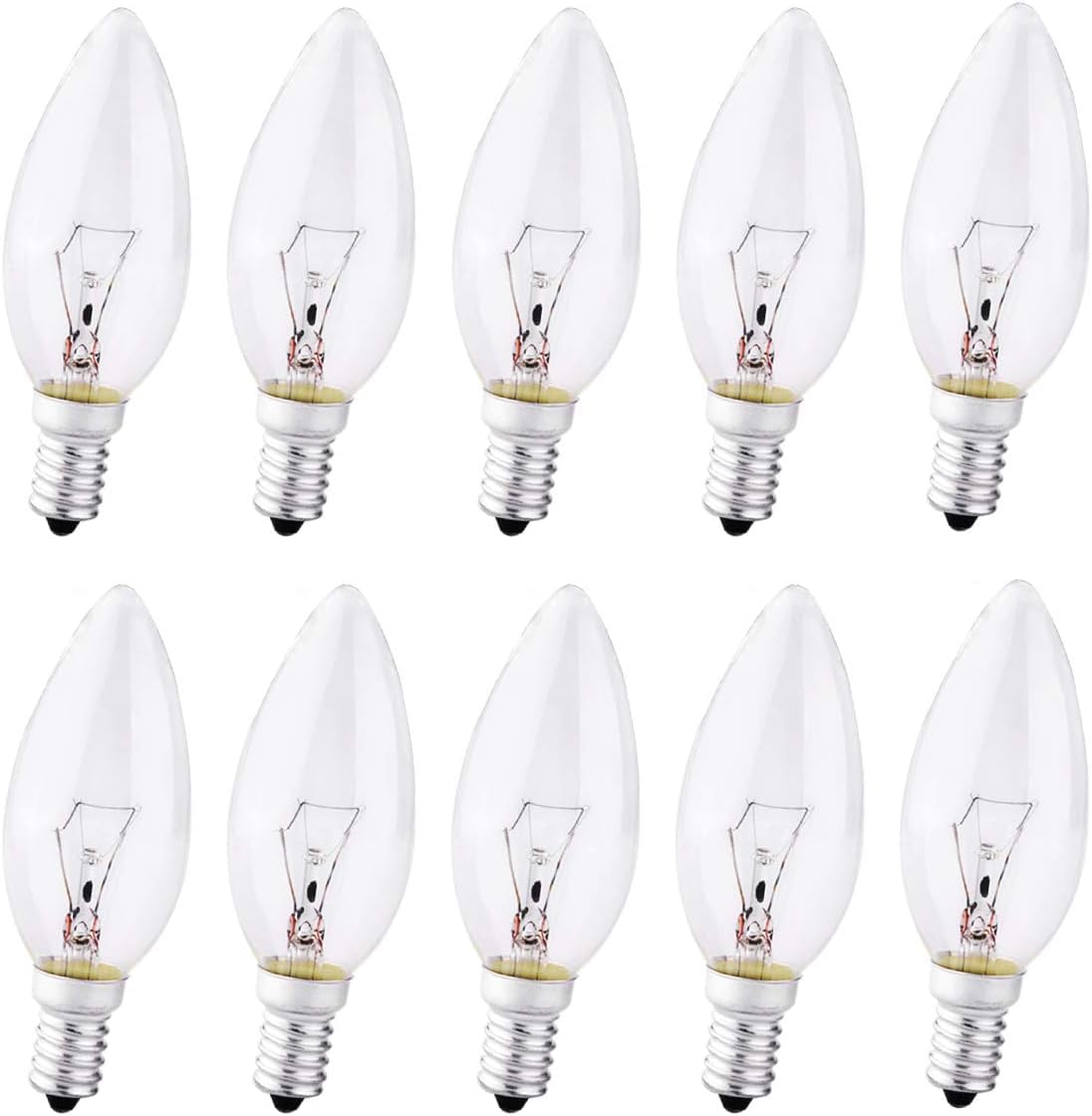 Sponsored Ad – E14 Light Bulbs Screw in, Dimmable Candle Bulbs 4̣0̣Ẉ
