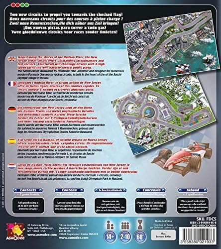 Formula D extension New Jersey Sotchi Asmodee jeu de société de course 14 ans et plus