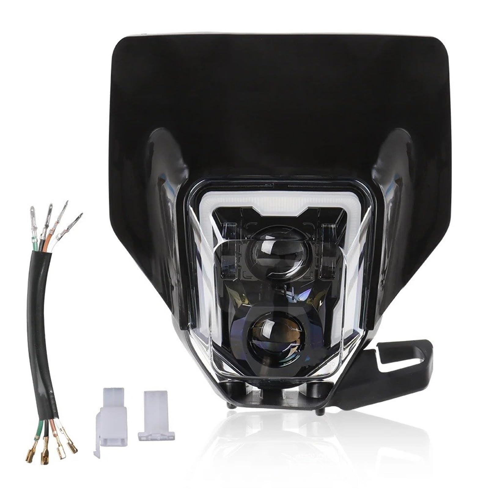 Moto Proyector Para Faro Para Motocicleta Con Luz LED DRL