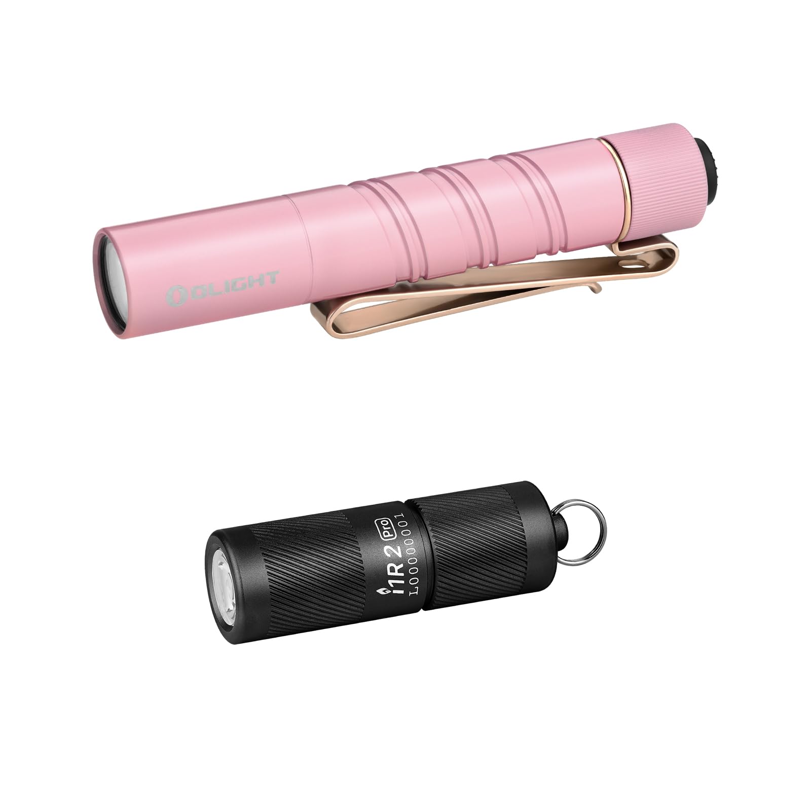 OLIGHTI3T 2 EOS Pocket EDC Flashlight Bundle with I1R 2 Pro 180 Lumens EDC Rechargeable Keychain Flash Light