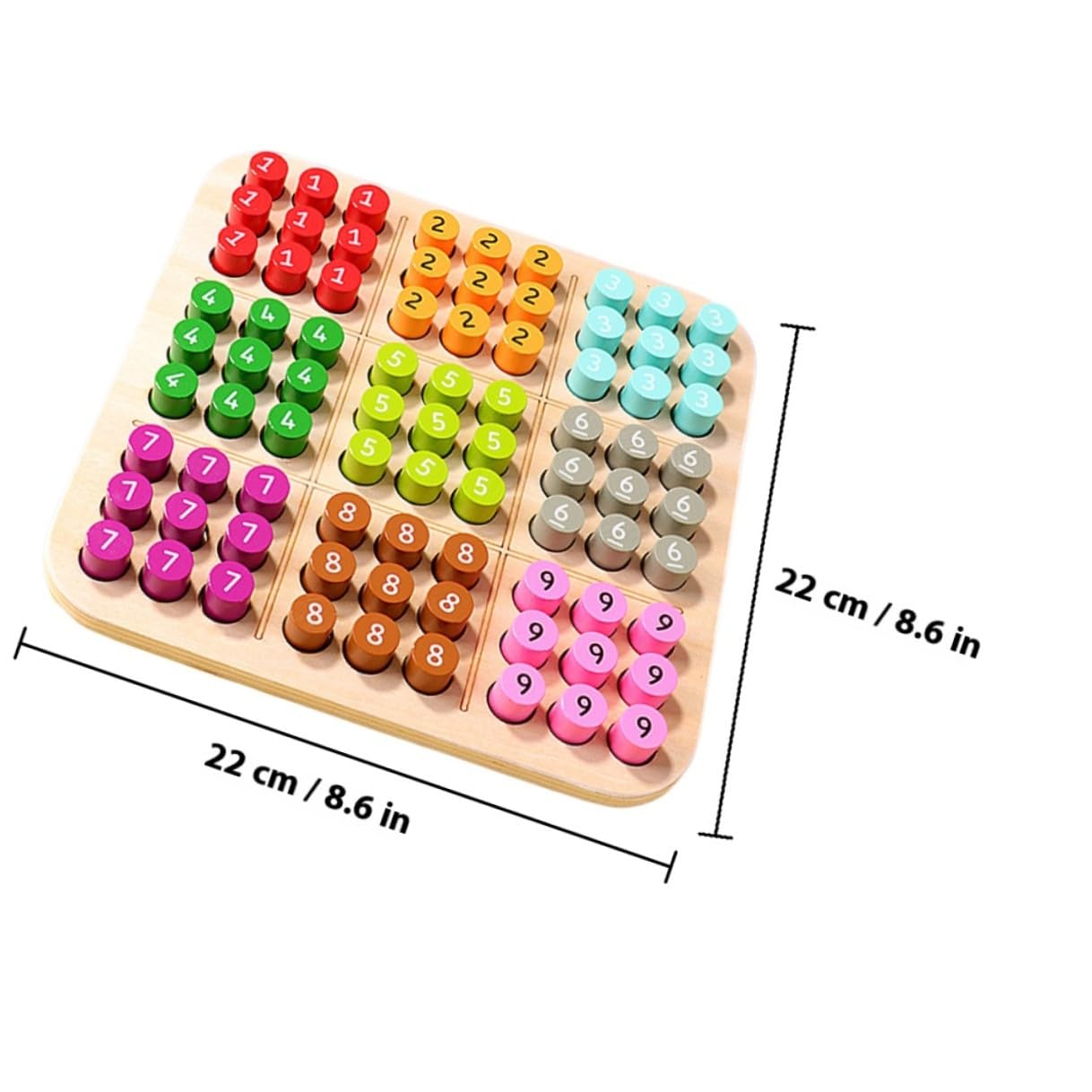 Brettspiel Denkspiel Spiel Entwicklung Sudoku für Intellektuelle Kinder Pädagogisches Holz mit Holzspielzeug Geeignet für Gruppen und Einzelspieler