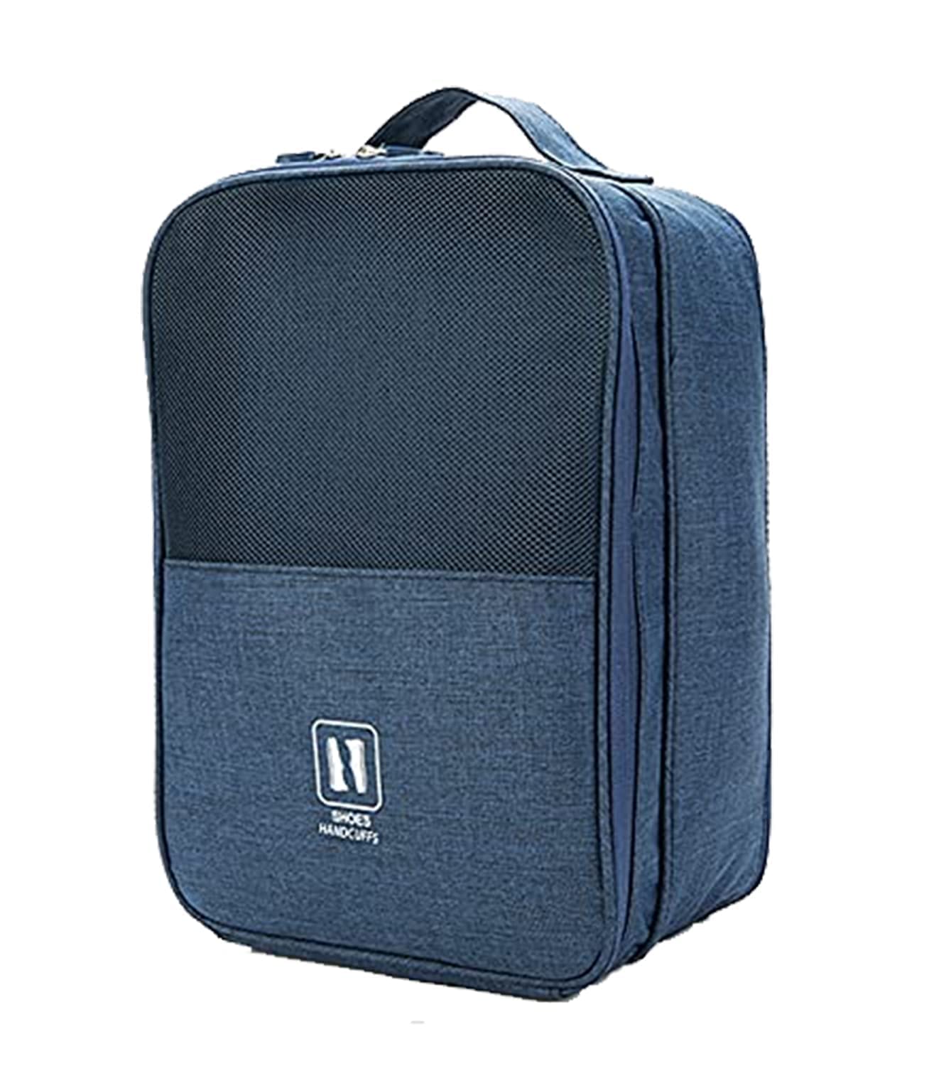 baoer Store Travel Shoe Bags Multipurpose Portable Travelling Shoe Holder Storage Bag Footwear Organiser Pouch (Blue)-picture-1