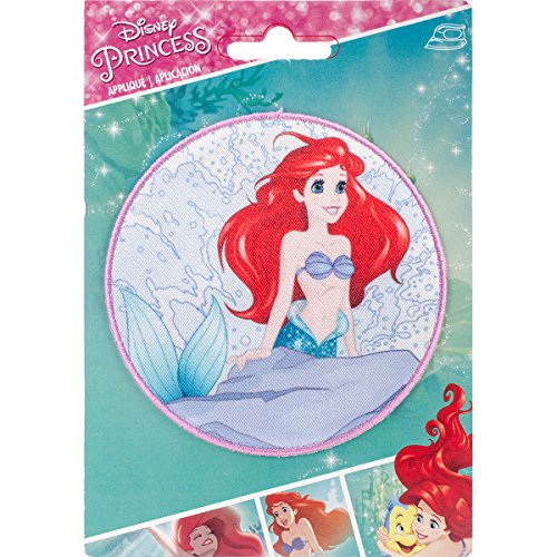 Simplicité Disney Princess Ariel Applique, Polyester, Multicolore, 14.22 x 10.34 x 0.23 cm
