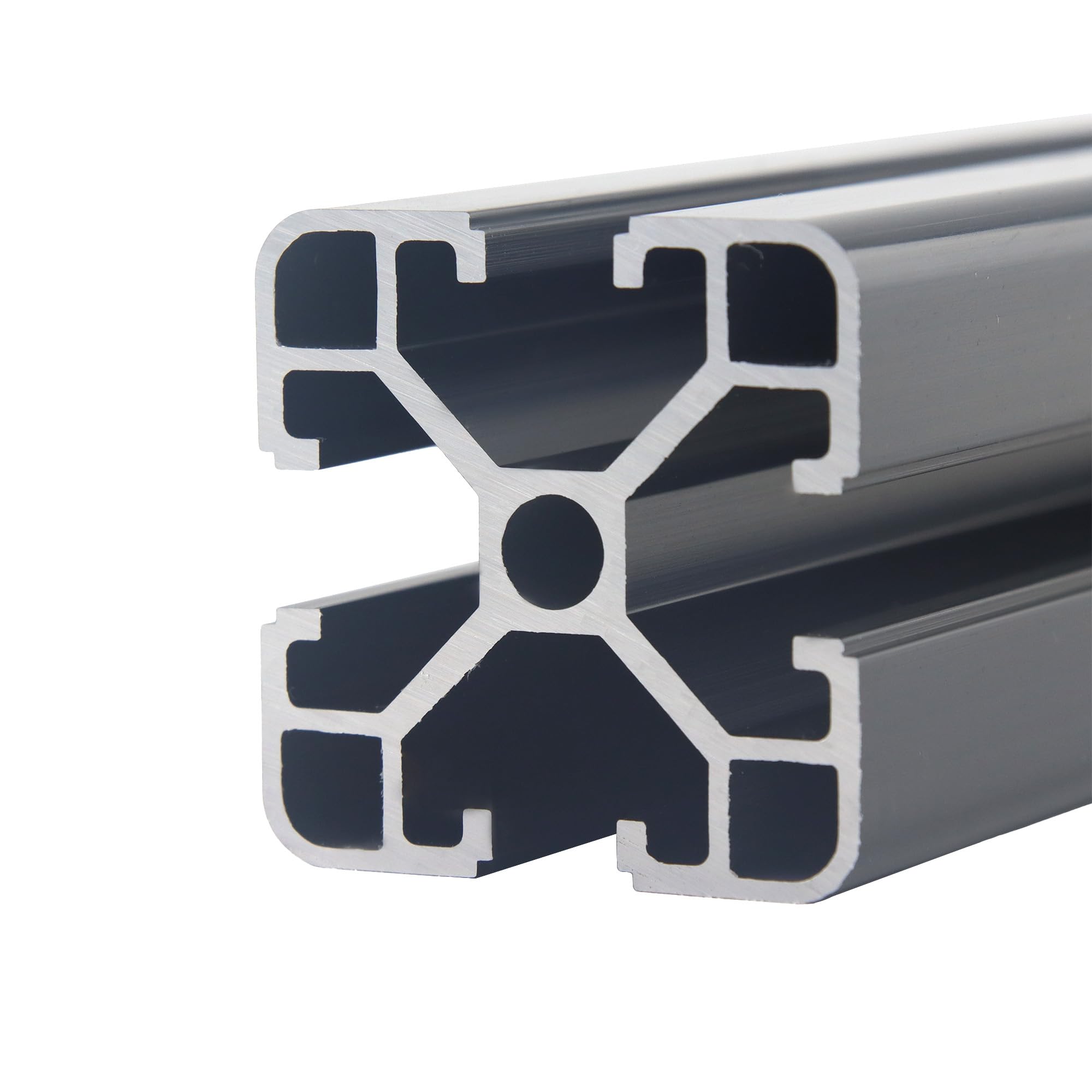 6 Stück 4040 Aluminiumprofil Extrusions 2000mm Nut 8mm T-Typ Europäischer Standard Eloxierte Linearschiene Aluminium Profil 4040 Aluprofil für CNC-Maschinen