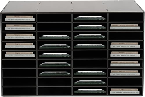 Miniatura 14 de Clasificador vertical de escritorio blanco, organizador de archivos vertical de 11 ranuras, organizador de archivos vertical, organizador de