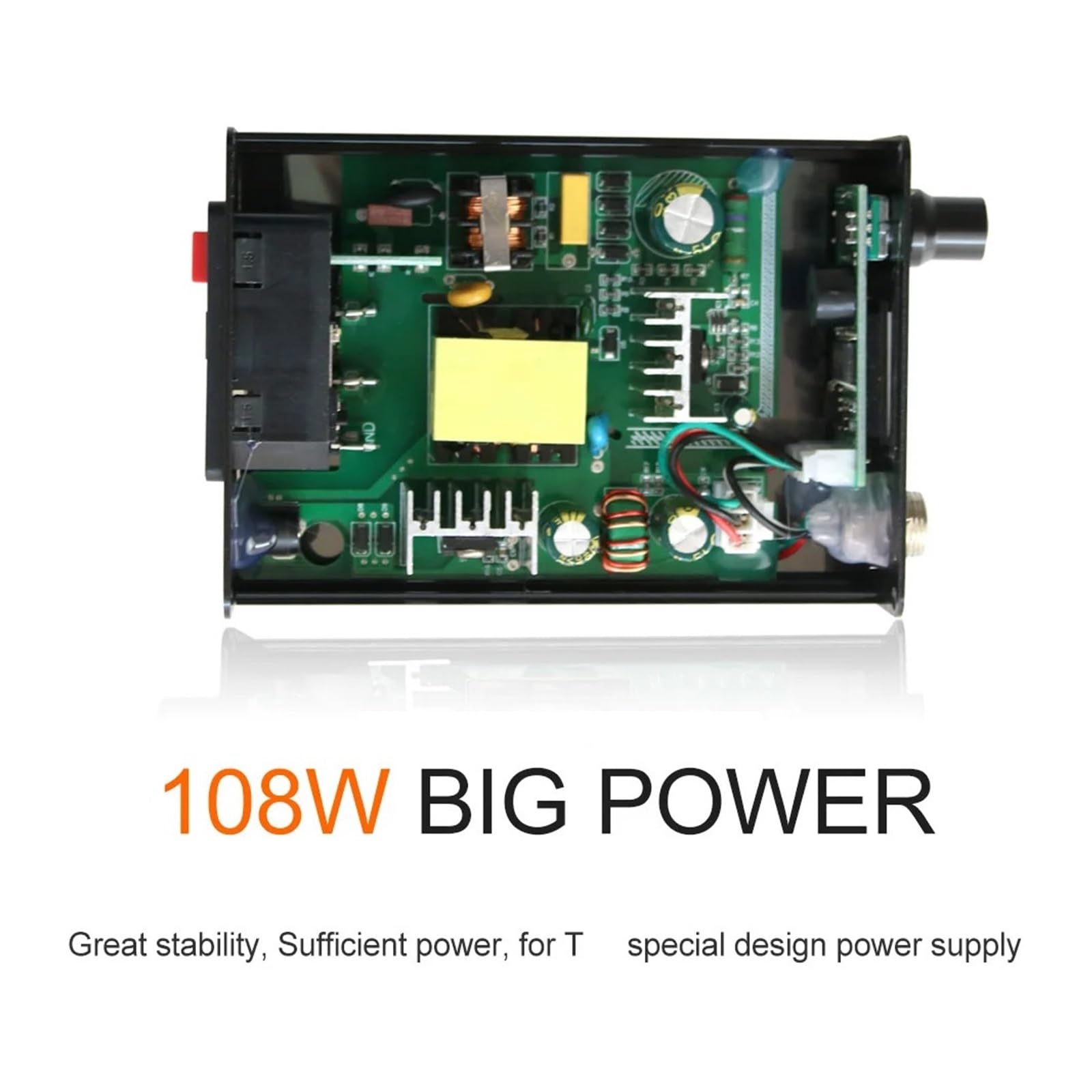 Stacja Lutownicza Cyfrowa Elektroniczna Lutownica OLED 1,3 Cala Z Czarnym Uchwytem I Grotami Lutowniczymi Szybkie nagrzewanie(SET2)