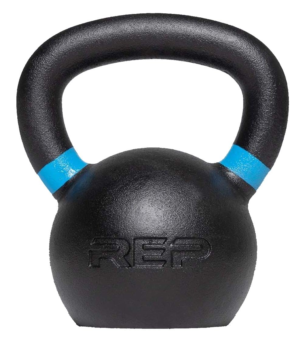 REP Fitness Kettlebell, 12 kg, Adjustable Weight, Cast Iron, Strength Exercise Training, Home Gym, Power Workout Equipment, Free Weights, Dumbbell Alternative