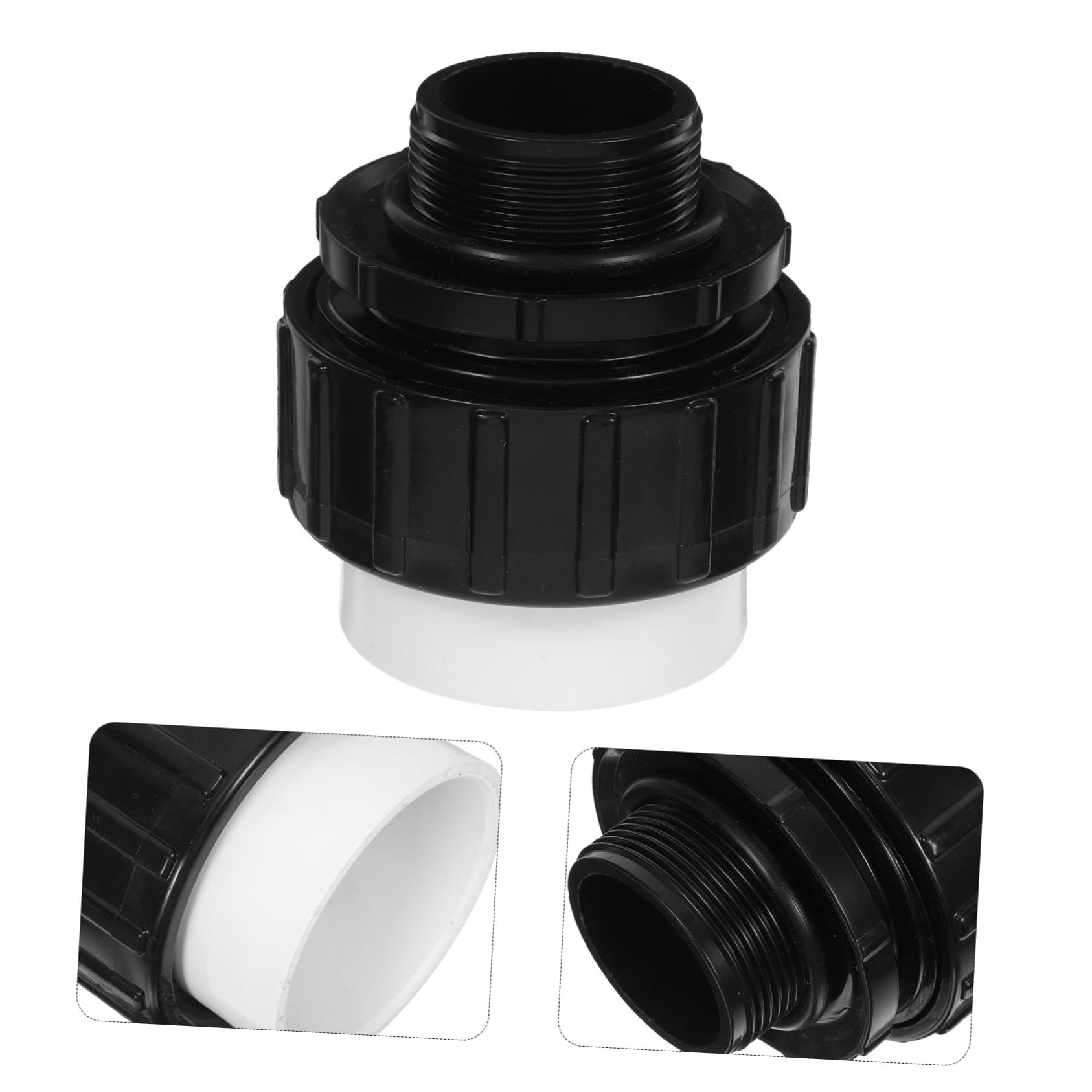 Adaptateur pour Pompe Piscine Résistant Haute Température Joint Coulissant Étanche Construction Abs Compatible Multi-Marques Maintien Stabilité Pompe Spa