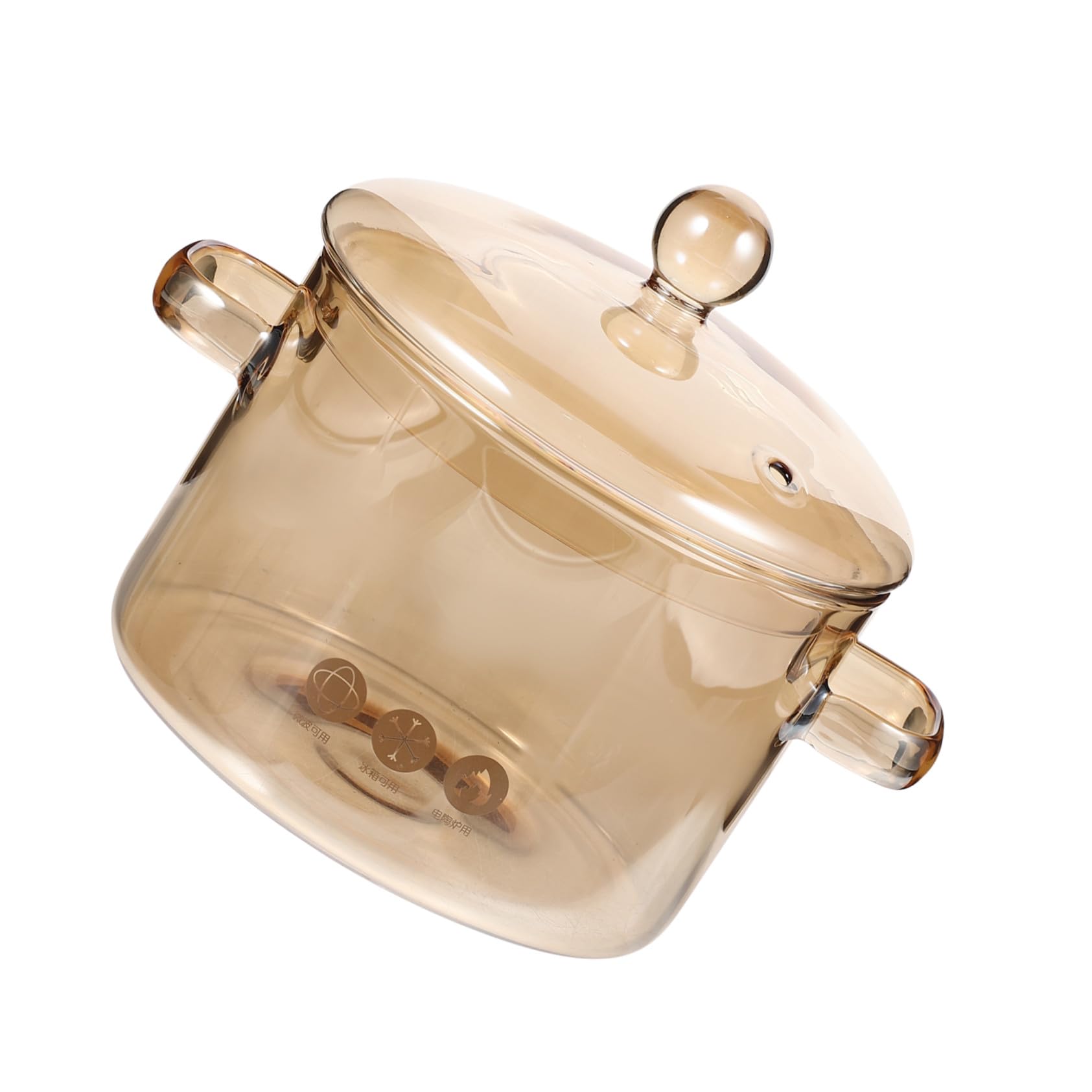 Pot en verre transparent Mipcase en borosilicate premium pour ragoût