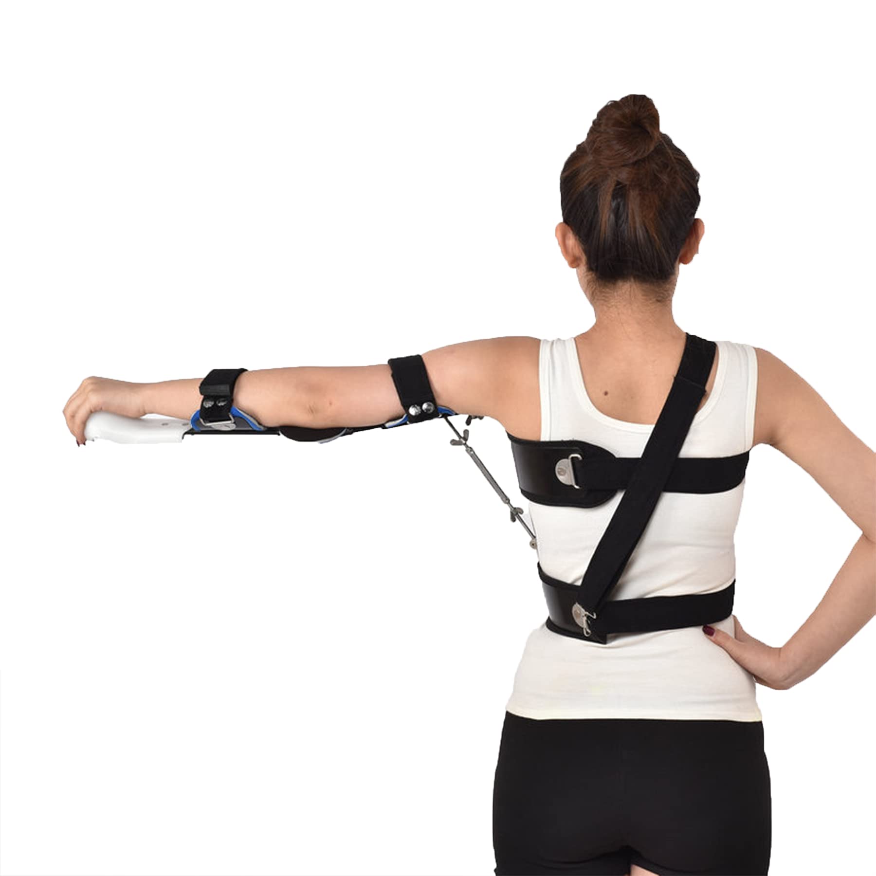 Soporte Abducción Hombro ​para Soporte de Fijación Fractura Humeral Adulto Brazo Roto Fracturados Cabestrillo Brazo Cabestrillo Hombro Inmovilizador Disponible para Mujeres Hombres