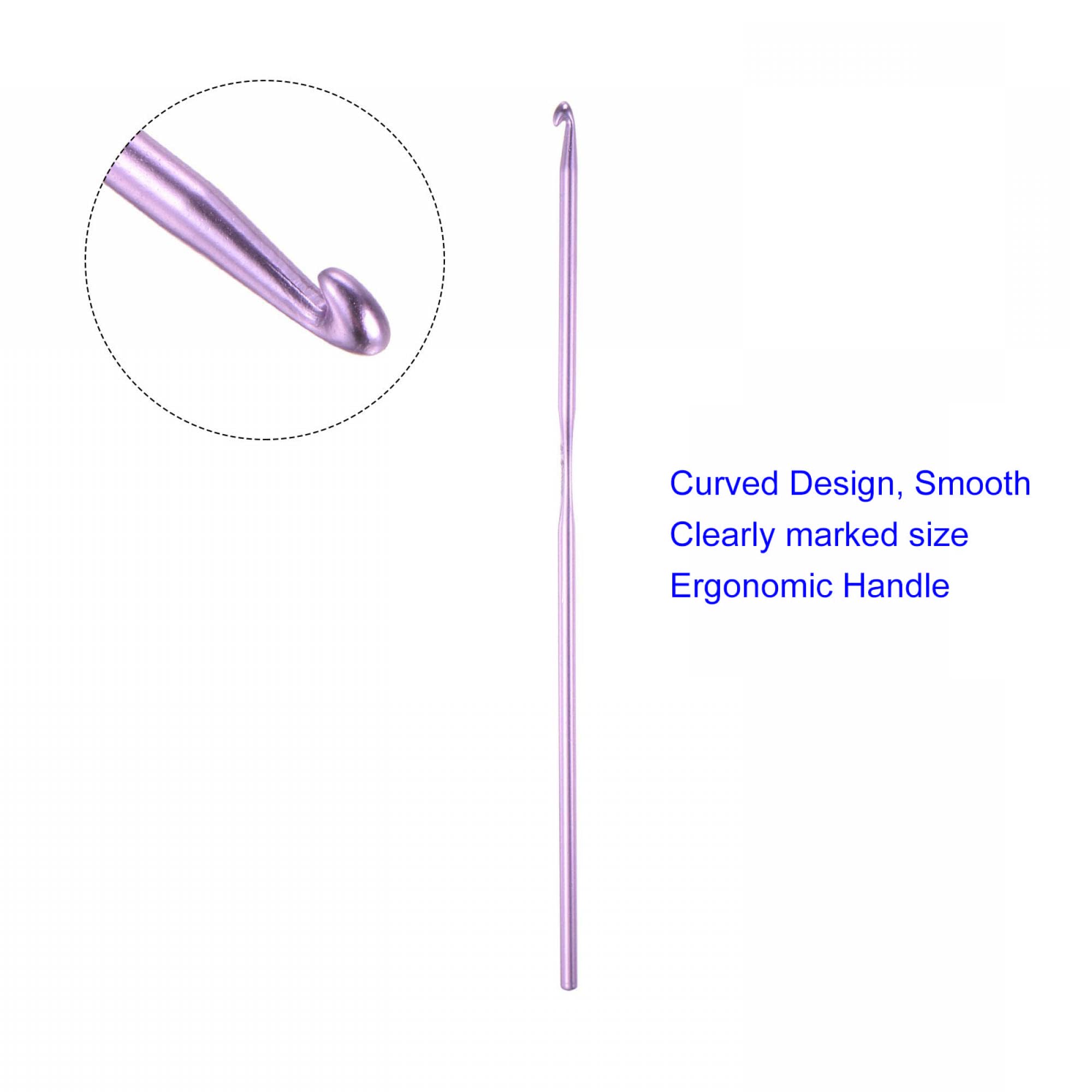 MACHSWON 20Pcs 3.0mm Aluminum Crochet Hooks Knitting Needles for DIY Craft Yarn, 3mm - Image 3