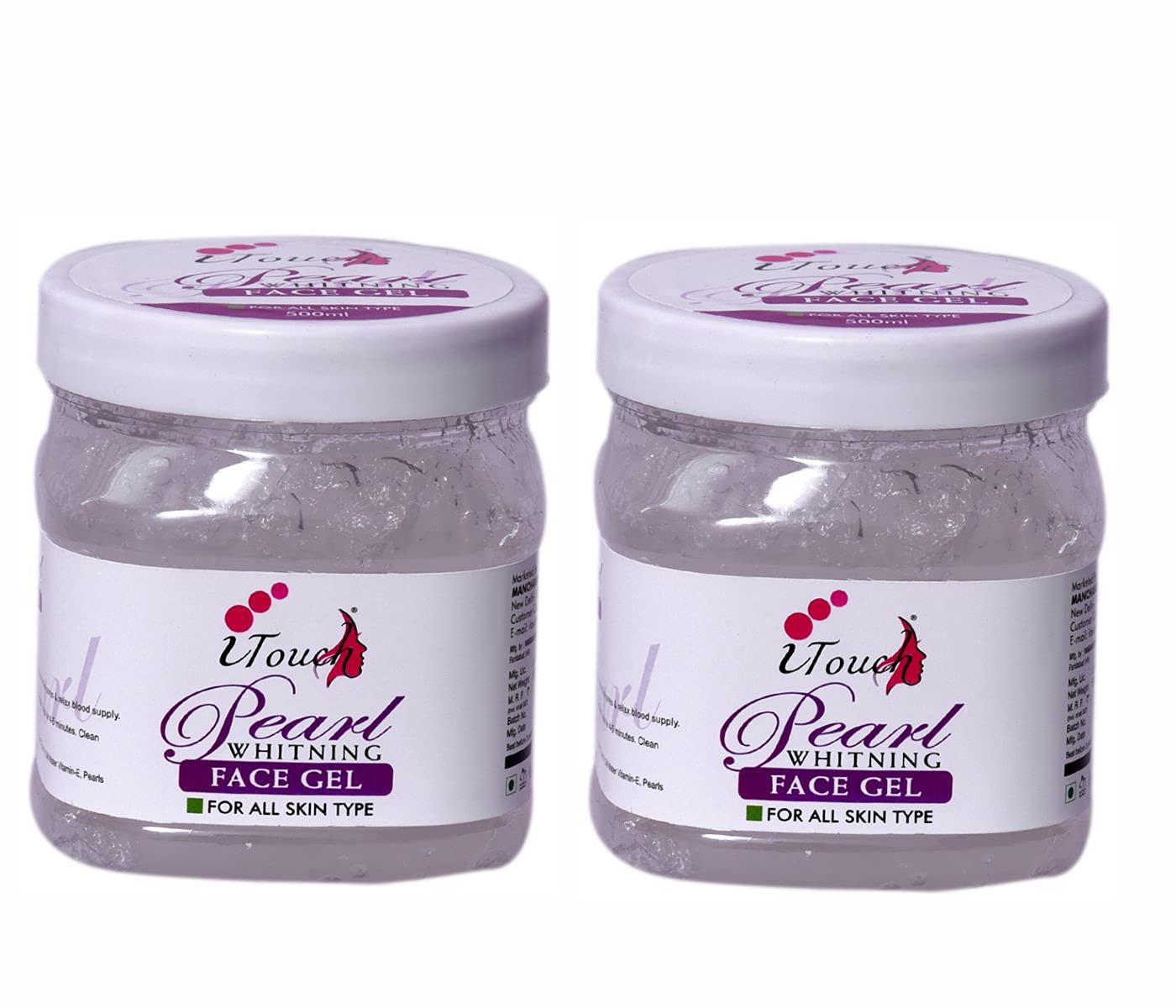 I TOUCH HERBAL Pearl Gel 500 Ml x 2 (Pack Of 2)