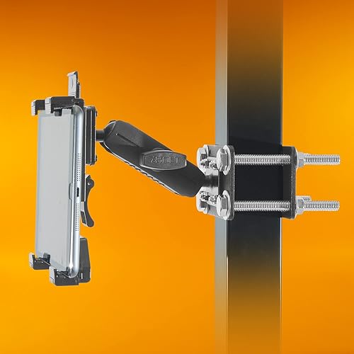 Miniatura 2 de iBOLT TabDock Bizmount - Soporte de pilar resistente para carretilla elevadora para vehículos de almacén y tabletas de 7 a 10 pulgadas
