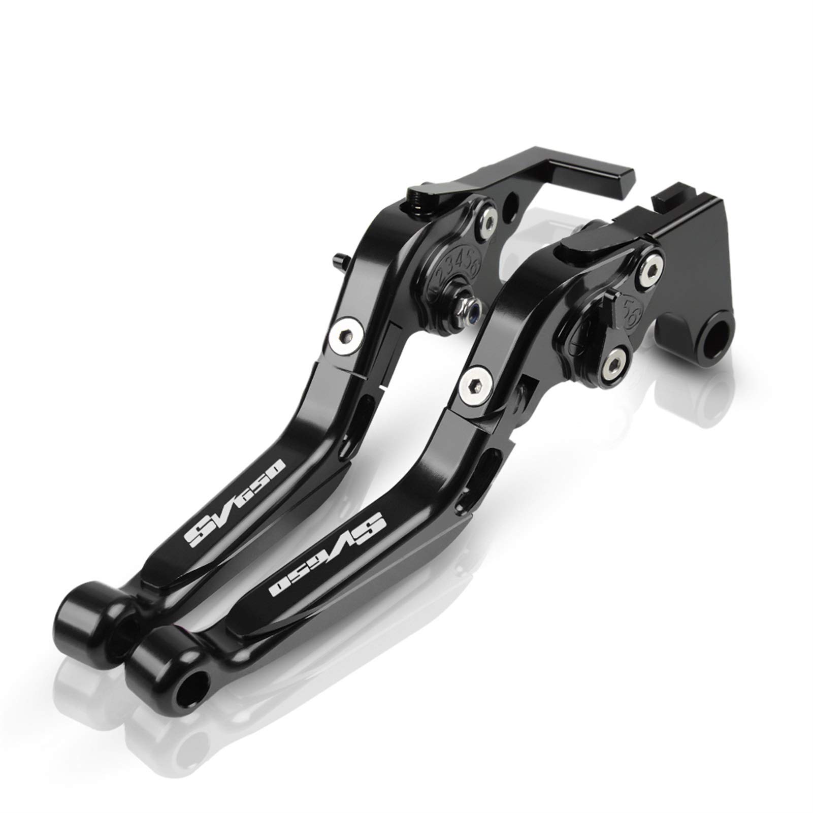 Machine Leviers de Frein de Moto pour SV650 SV 650 SV650S 1999 2000 2001 2002 2003 2004 2005 2006 2007 2008 2009 Leviers d'embrayage De Frein Extensibles De Moto (Color : K)