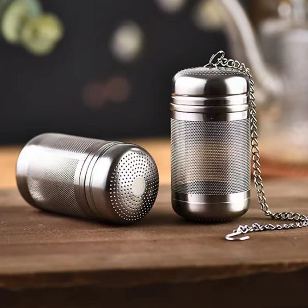 Alihoo Colino da tè per tè sfuso, 2 filtri da tè in acciaio inox 316, a maglia fine per teiere, tazze, bottiglie di tè