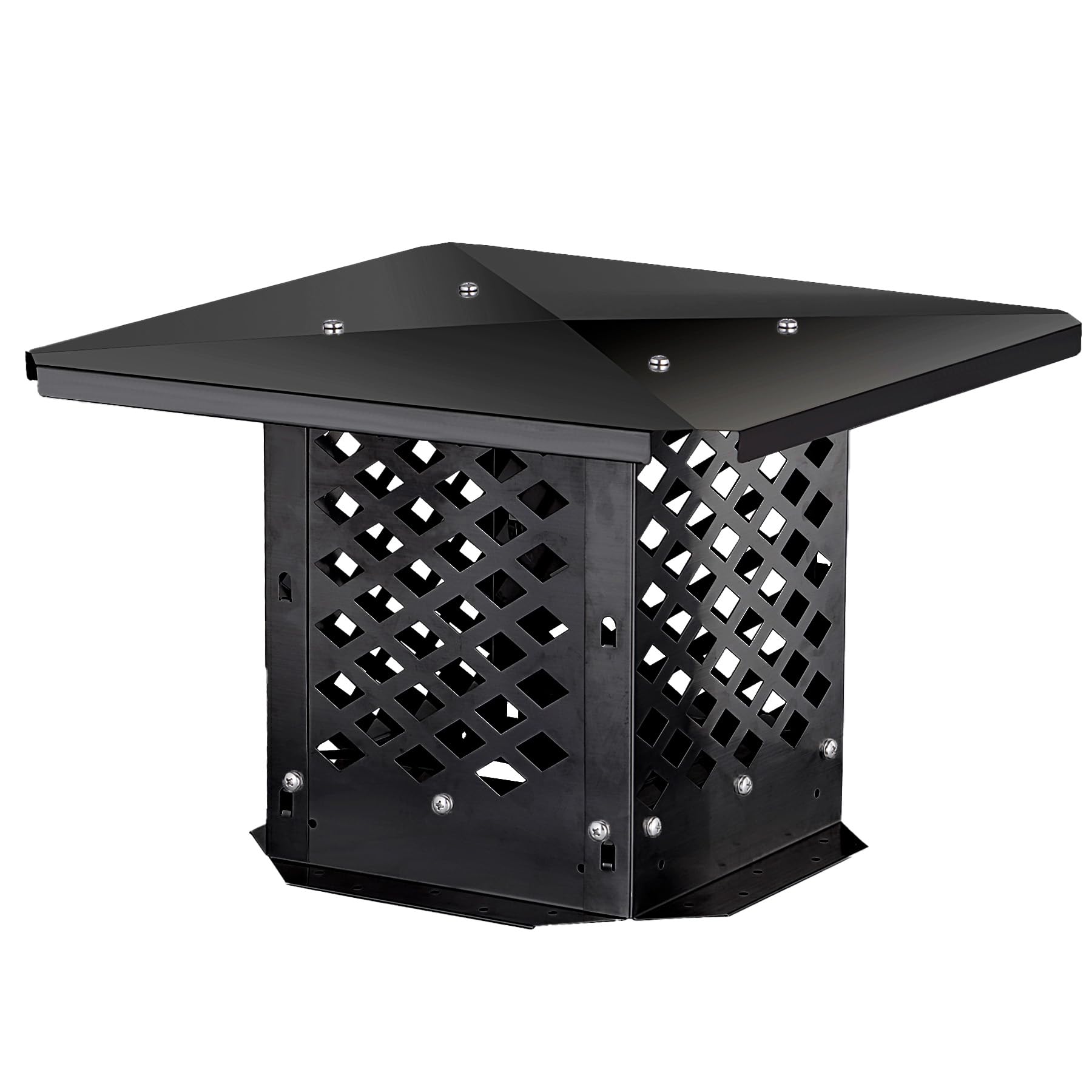 Housse de cheminée 48,3 cm noire pour garder votre maison au sec tout l'hiver