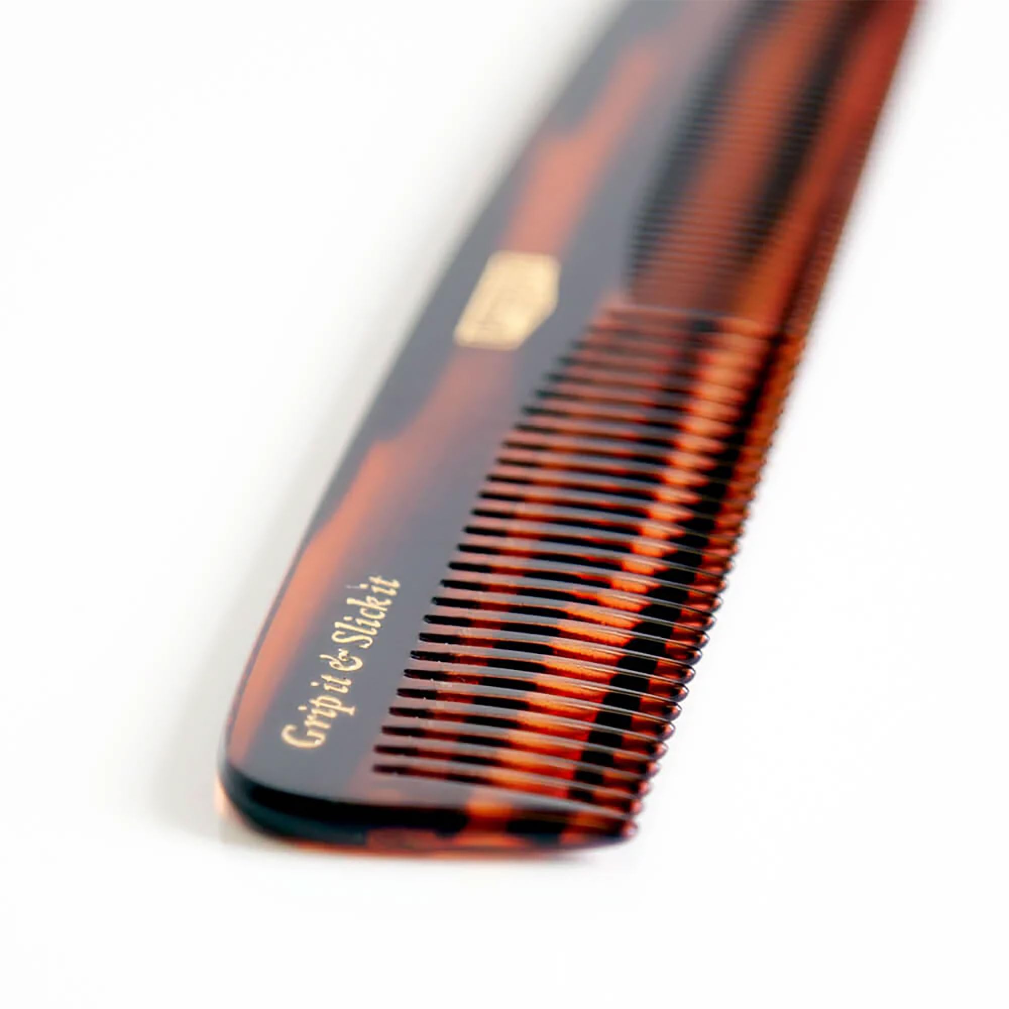 Gorham Sterling & Red Tortoiseshell Pocket Comb Imitation Tortoise Shell Combs | Taylor Old Bond Street  main image 3