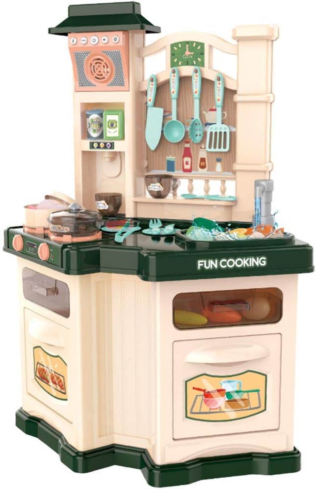 HBIAO Juego de Cocina, Juego de Roles Juego de Cocina para niños, Mini Juego de Cocina Chefs en Miniatura realistas Juego de simulación Postre Comida Fiesta Juguete de rol,A