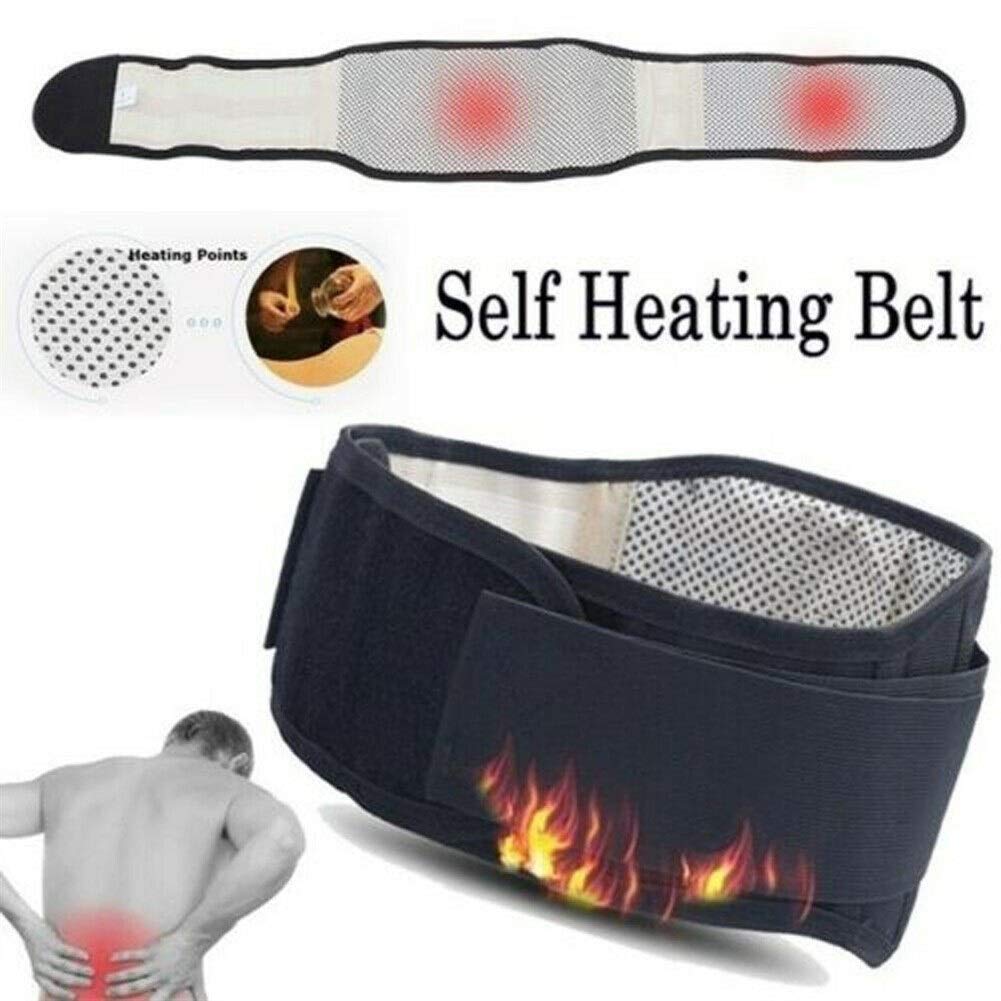 Tutore Lombare Vita Regolabile Tormalina Autoriscaldante Terapia Magnetica Cintura di Supporto for la Schiena Cintura Lombare Fascia for Massaggio Assistenza Sanitaria Uomo Donna,Supporto l