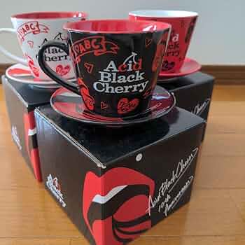 Acid Black Cherry マグカップ＆プレートセット　A(黒) Acid Black Cherry 10周年記念マグカップと皿セット - メルカリ