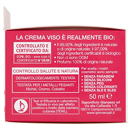 I Provenzali Crema Viso 24 H Nutriente Rosa