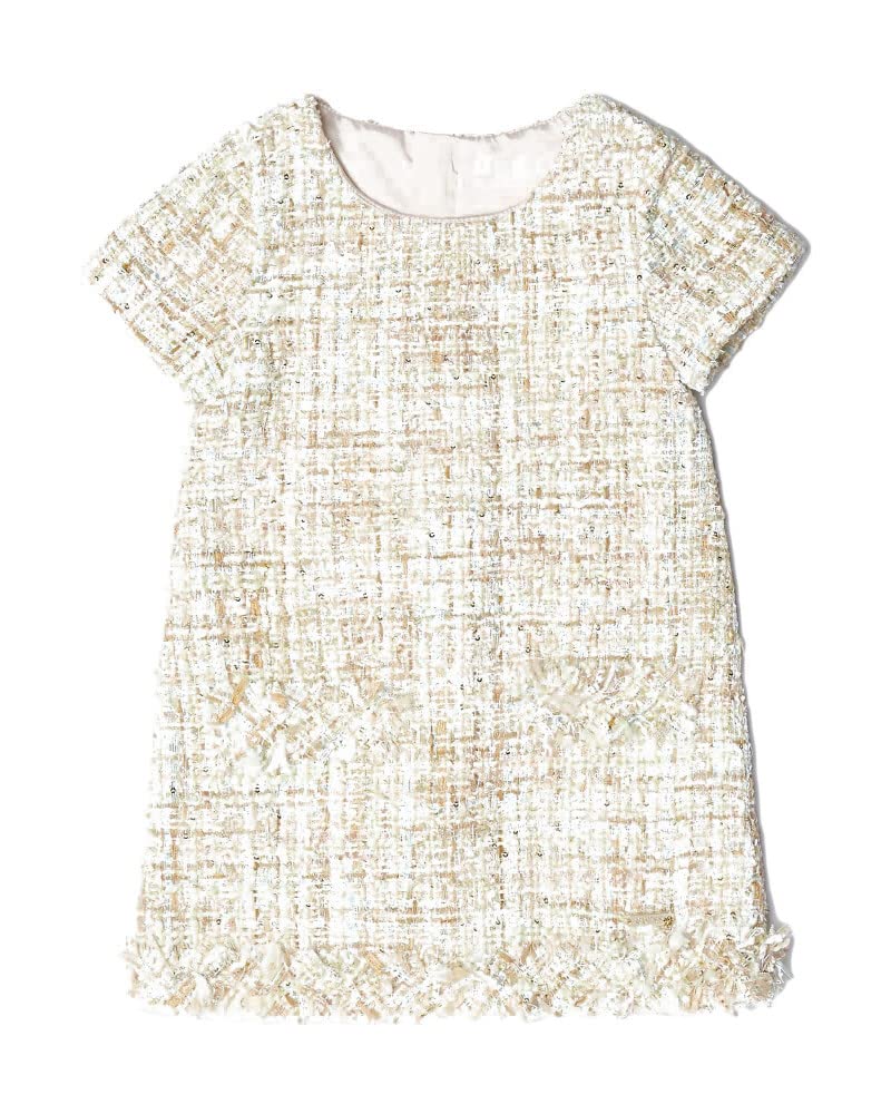 Robe Guess Fille brodée K84k22 solide beige clair