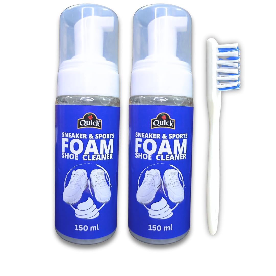 Color Zebra Quick Foam Cleaner for Sneakers & Sports Shoes -2 x 150 ml (B0CZ11XSP9) Amazon Price History, Amazon Price Tracker