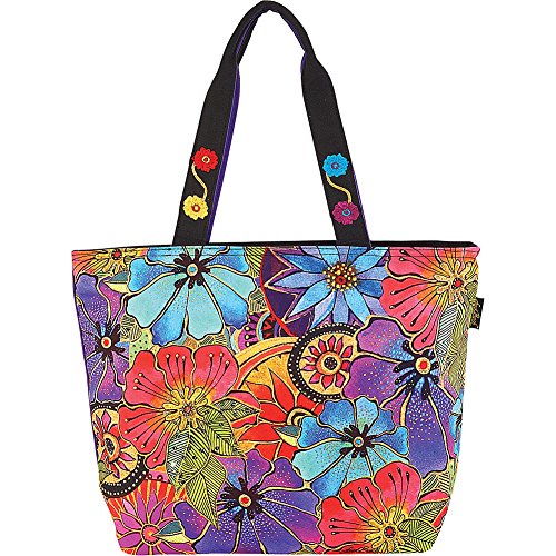 Laurel Burch Floral Shoulder Tote miniatura 1