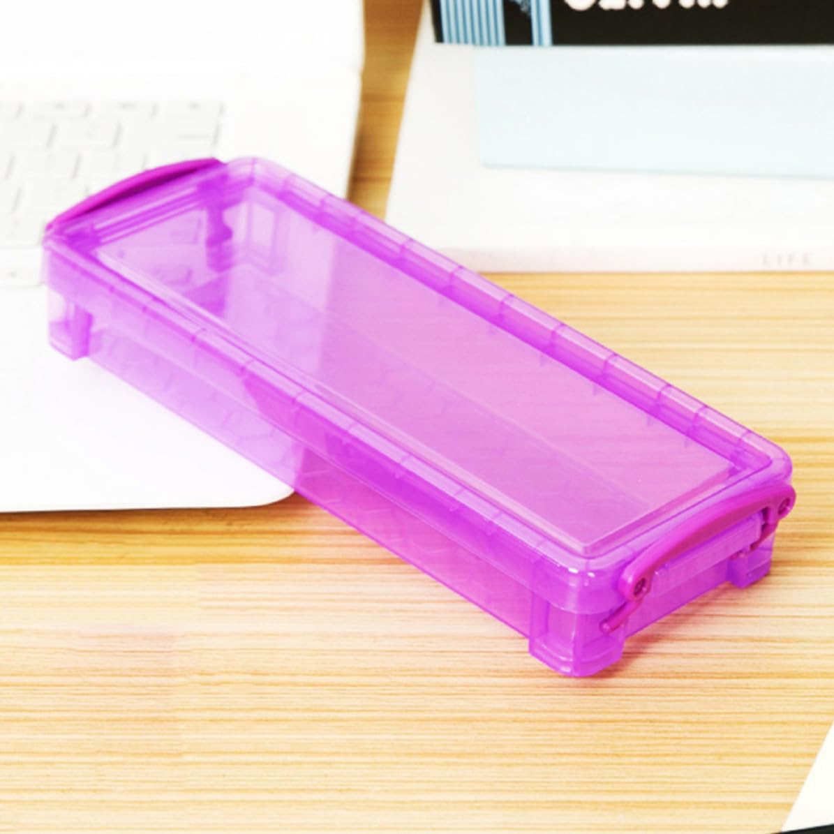 iplusmile Estuche para Guardar Bolígrafos de Plástico, 8 Piezas, Colorido