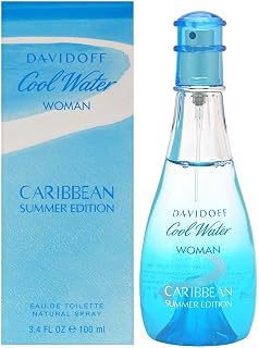 Davidoff Cool Water Caribbean Summer Edition Eau de Toilette Spray for Men, 3.4 Ounce