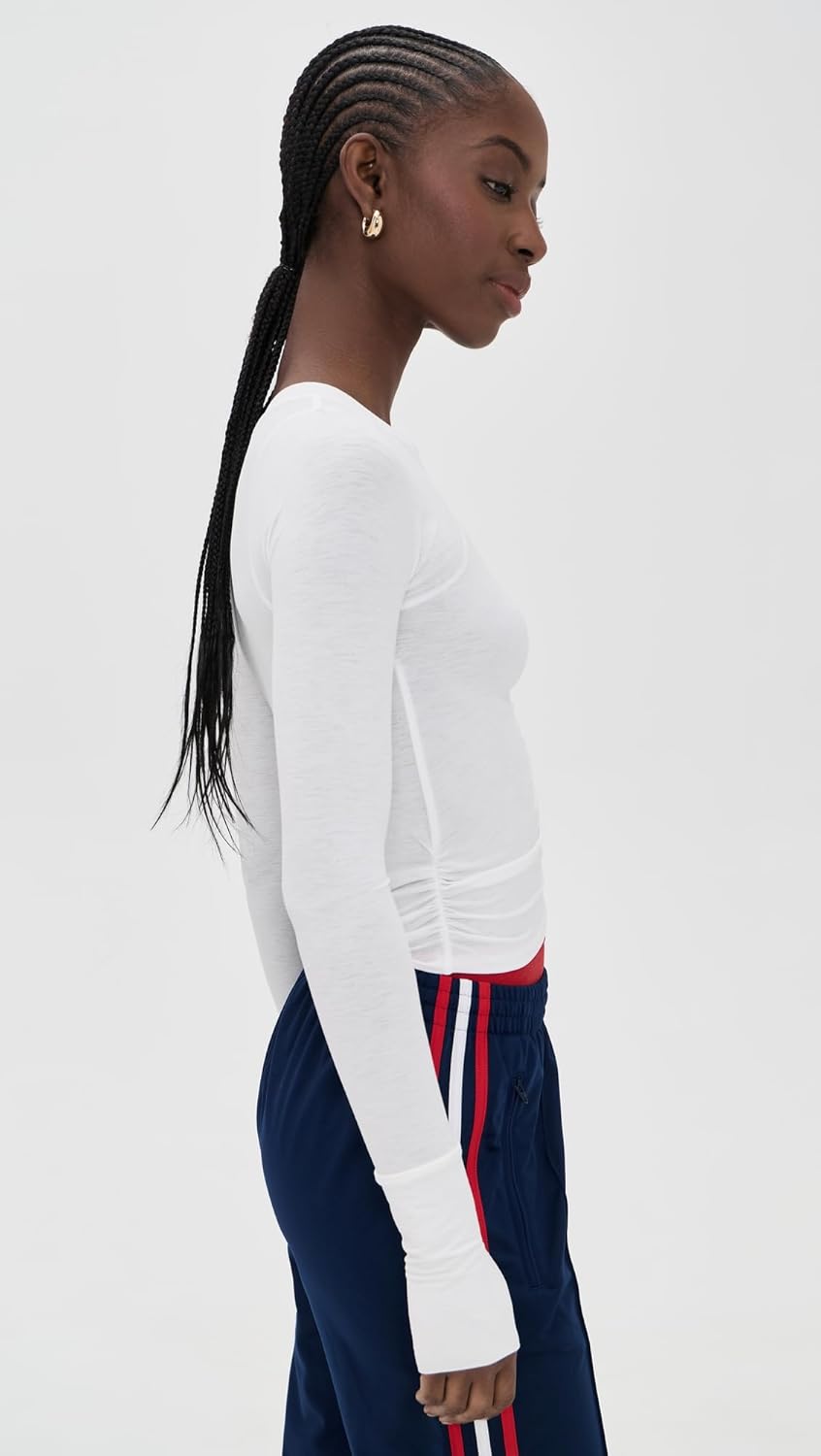 Free People Women's Tempo Ruched Long Sleeve Tee