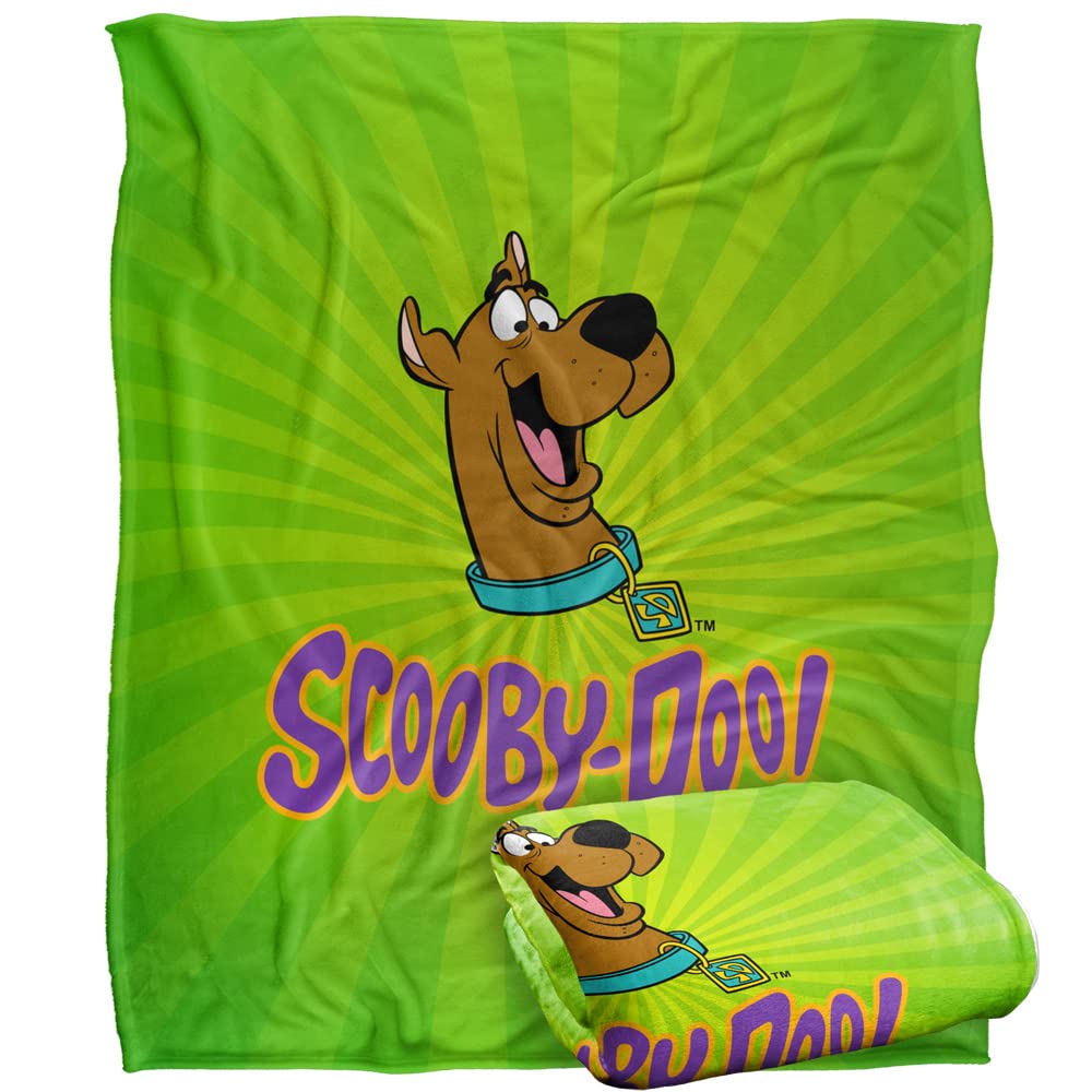 Logovision Multicolor Scooby Doo! Burst Officially Licensed Silky Touch Super Soft Throw Blanket 152 X 127 Cm
