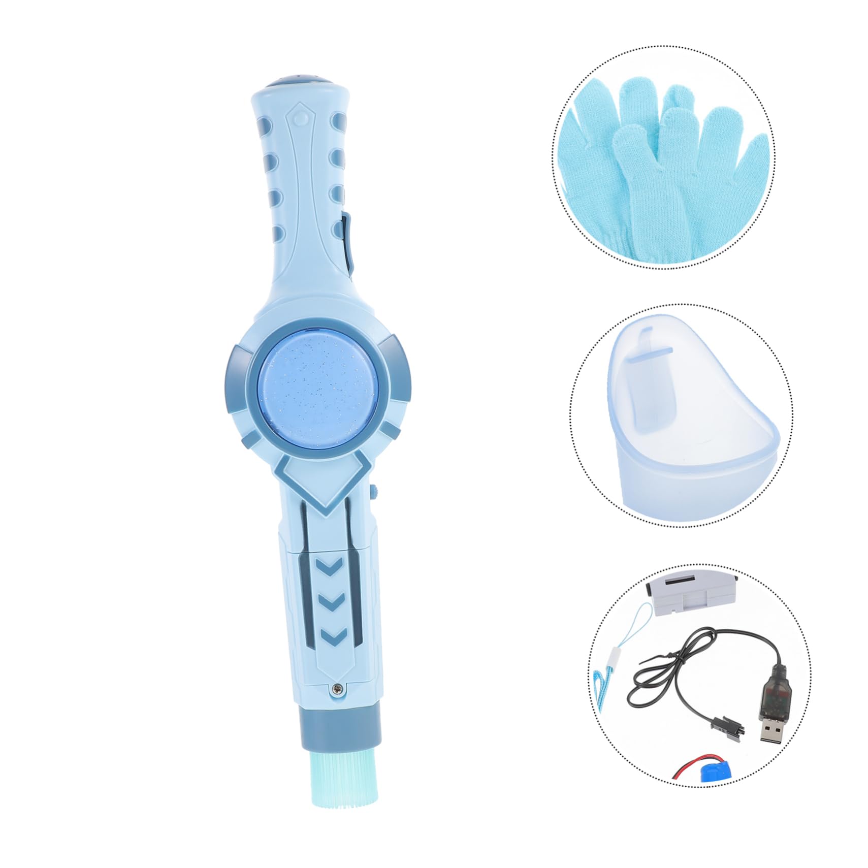 BESPORTBLE 1Set Elastic Smog Bubble Machine with Portable Bubble Blower for Birthday Present for Outdoor Fun Includes Bubble Water Bottles