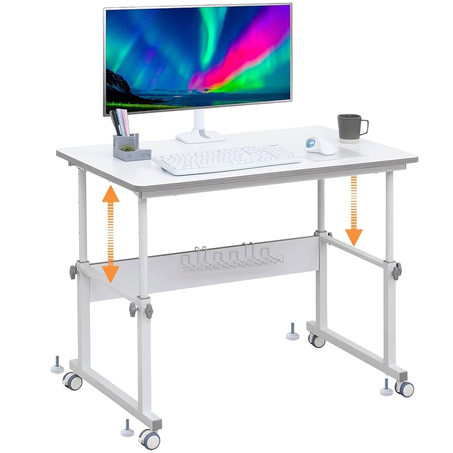 新品 未開封 / 電動 昇降式 パソコン デスク ゲーミング 机 ホワイト 白 Amazon.co.jp: GTRacing ゲーミングデスク パソコンデスク pc