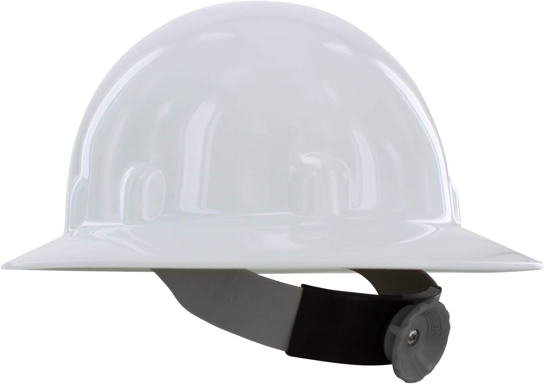 by Honeywell E1RW Supereight Thermoplastic Full Brim Hard Hat with 8 Pt. Ratchet Suspension, White