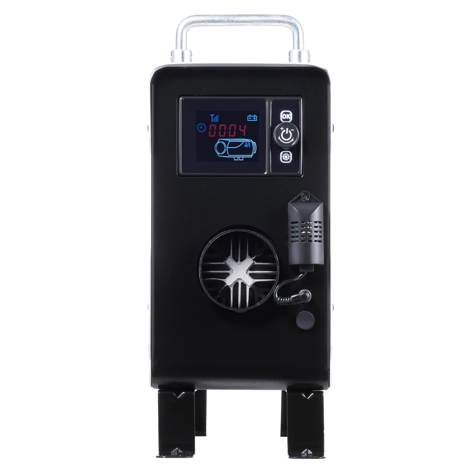 VEVOR Calentador Diésel Portátil 2 kW Todo en Uno de 12 V/24 V, con Control por Aplicación Bluetooth, Control Remoto y Pantalla de Visualización, Alarma de CO, Calentamiento Rápido para Vehículos